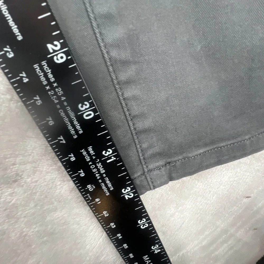 Flint And Tinder Chino Pants Mens 31x32 Gray Slim Fit Straight Outdoor Huckberry